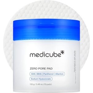 Alternative view of medicube Toner Pads Zero Pore Pad 2.0 | Dual-Textured Facial Pad for Exfoliation and Pore Care with 4.5% AHA Lactic Acid, 0.45% BHA Salicylic Acid | I