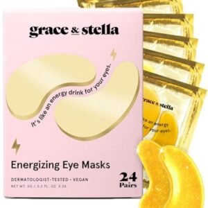 grace & stella Award Winning Under Eye Mask - Valentines Day Gifts for Mom, Gel Eye Patches for Dark Circles, Puffy Eyes, Undereye Bags - Vegan - Self