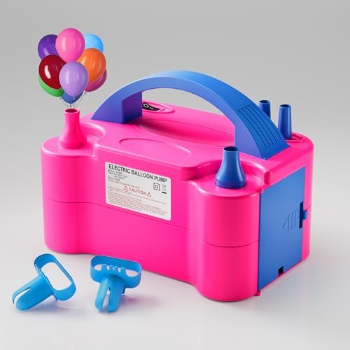 Balloon Pump - Electric Dual Nozzle Air Pump for Balloon, Portable Balloon Blower Save Time and Effort, Balloon Inflator for Parties and Decoration... - Image 2