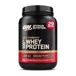 Alternative view of Optimum Nutrition Gold Standard 100% Whey Protein Powder, Double Rich Chocolate 1.98 Pound (Packaging May Vary)