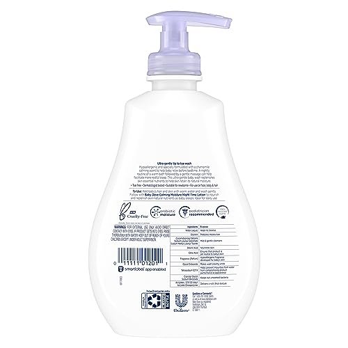 Baby Dove Sensitive Skin Care Baby Wash For a Calming Moisture Hypoallergenic and Tear-Free, Washes Away Bacteria, Chamomile, 13 Fl Oz - Image 7