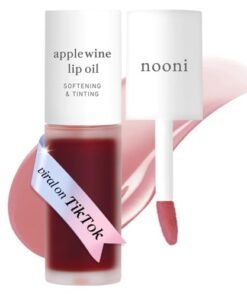 NOONI Korean Lip Oil - Applewine | Long-Lasting, Moisturizing, Plumping, Revitalizing for Dry Lips, Waterproof, No Peel Off, Hydrating, Stocking Stuffers, Gifts For Women, 0.12 FL Oz - High Quality Product Image
