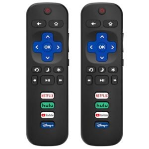 Alternative view of (Pack of 2) Replacement Remote Control Only for Roku TV, Compatible for TCL Roku/Hisense Roku/Onn Roku/Sharp Roku/Element Roku/Westinghouse Roku/Phili