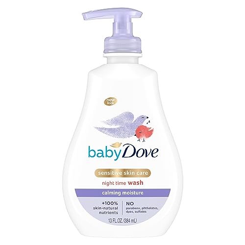 Baby Dove Sensitive Skin Care Baby Wash For a Calming Moisture Hypoallergenic and Tear-Free, Washes Away Bacteria, Chamomile, 13 Fl Oz - Image 3