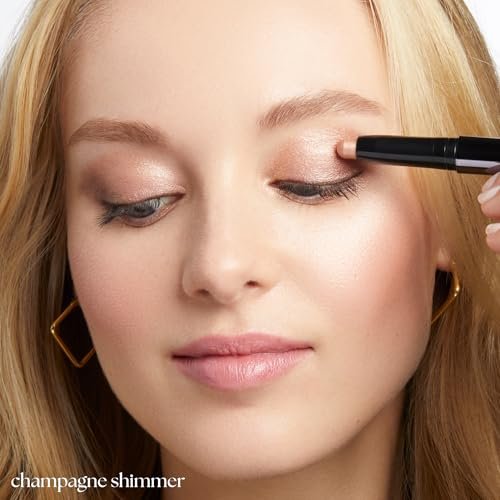 Julep Eyeshadow 101 Cream-to-Powder Waterproof Shadow Stick – Champagne Shimmer – Long-Lasting, Crease-Proof, Medium Golden-Beige Shimmer Cream Eyesha - Image 3