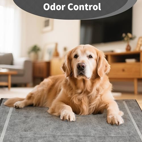 Charcoal Infused Pee Pads for Dogs 30 Count XL 6 Layer Puppy Pads with Odor Control, 28"x34" Training Underpads for Dogs, Cats, and Pets, Extra Lar... - Image 7