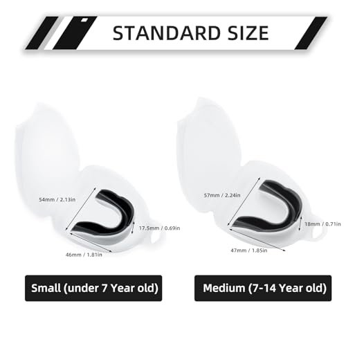 5 Pack Kids Youth Mouth Guard for Sports, Boys Girls Mouth Guard with Case, Child Teen Sports Mouthguard for Football Lacrosse Basketball Boxing So... - Image 7