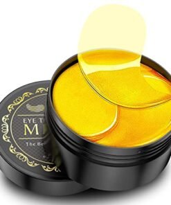 24K Gold Under Eye Patches - 60 Pack for Puffy Eyes, Dark Circles, Bags & Wrinkles with Collagen & Hyaluronic Acid - Eye Care Pads for Daily Skincare - High Quality Product Image