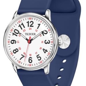 Alternative view of Nurse Watch for Nurse Medical Professionals Students Women Men, 50M Waterproof 12/24 Hour Military Time Luminous Easy Read Dial, Second Hand Watch for Nursing