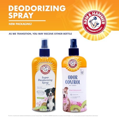Arm & Hammer for Pets Super Deodorizing Dog Spray with Baking Soda for Odor Control, Freshens Coat Between Baths, pH Balanced Formula for Dogs, 8 F... - Image 3