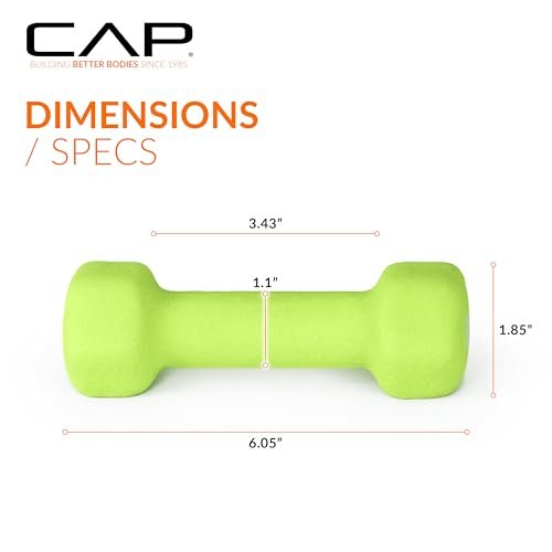 CAP Barbell Neoprene Dumbbell Weights Pairs & Sets | Multiple Colors - Image 4