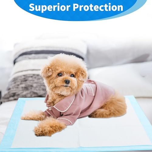 Puppy Pee Pads 22" x 22" 80 Pack, Ultra Absorbent Leakproof Potty Pads for Puppies, Small Dogs, and Cats, Heavy-Duty, Fast-Drying, Wee Wee Pads for... - Image 7