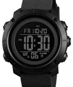 Digital Watch Sports Waterproof Military Back Light Small Watch for Men Black 1426 - High Quality Product Image