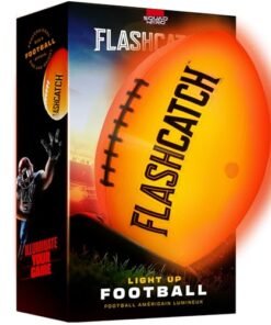 Light Up Football - Glow in the Dark Ball - NO 6 - Boys Gifts - Outdoor Sports, Birthday Gifts for Boys 8-15+ Year Old - Kids Teenage Youth Gift Ideas - Boy Toys Stuff Ages 8 9 10 11 12 13 14 15 - High Quality Product Image