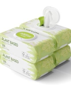 Alternative view of 400 Unscented Pet Wipes for Paws and Butt Plant Based Hypoallergenic Pets Cleansing & Deodorizing Anal Gland Hygienic Puppy Wipes for Dogs Face and...