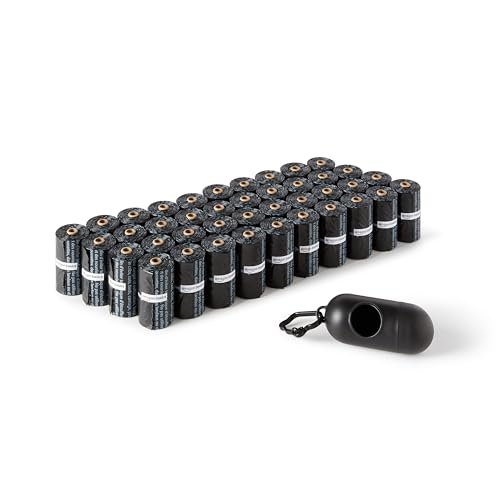 Amazon Basics Dog Poop Bags with Dispenser, 600 Count, Enhanced for Guaranteed Leakproof, Unscented, Includes Leash Clip - Image 2