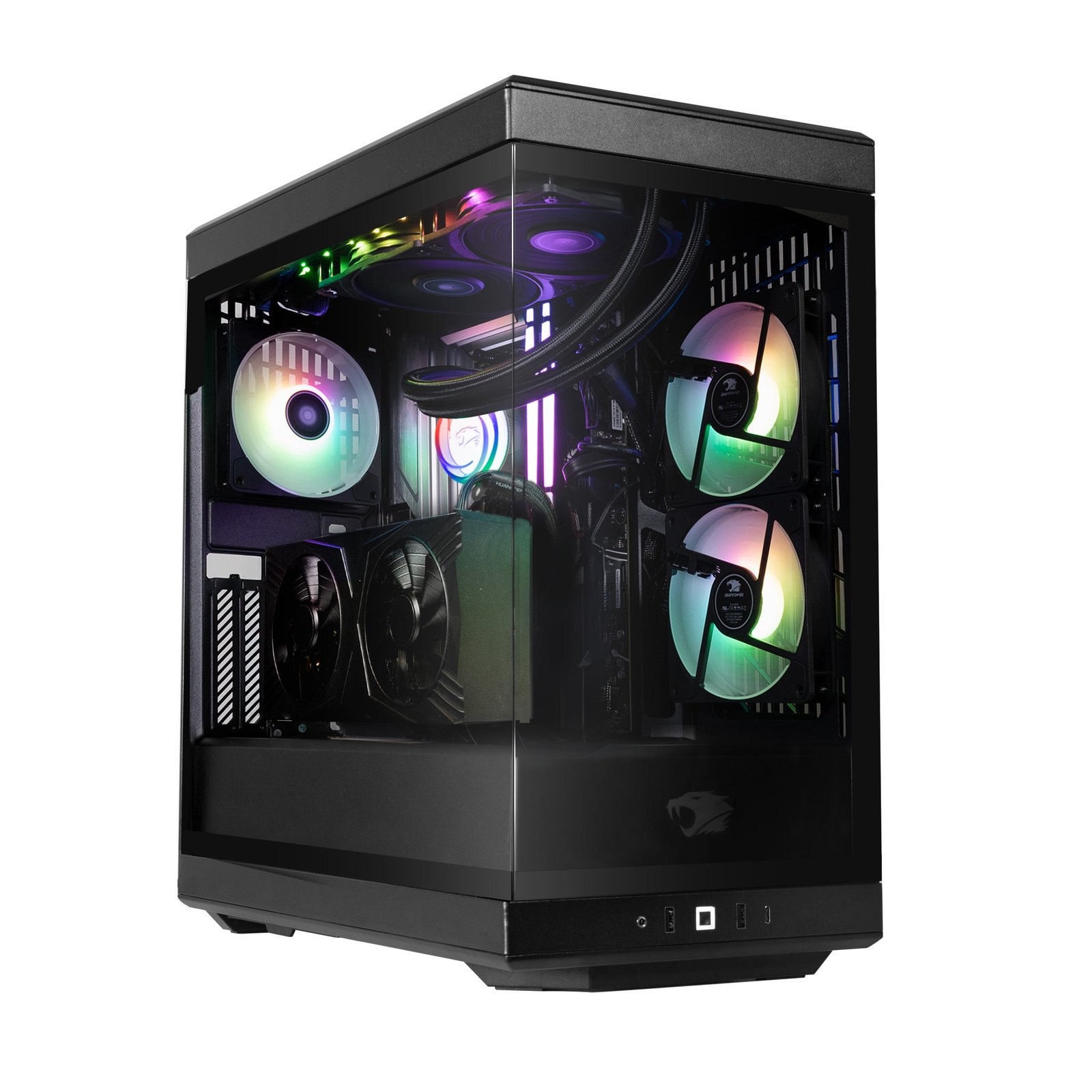 iBUYPOWER Y40BI7N5701 Gaming PC Desktop - Intel Core Ultra 7 265F - NVIDIA RTX 5070 12GB - 32GB DDR5 Non-RGB RAM - 1TB NVMe SSD - Image 3