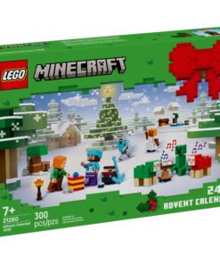 LEGO Minecraft Advent Calendar 2025 Building Toy - Kids Holiday Countdown Set for Boys & Girls, Ages 7+ - 24 Buildable Surprises & 8 Minifigures for Gamers - Collectible Gift for Christmas - 21280 - High Quality Product Image