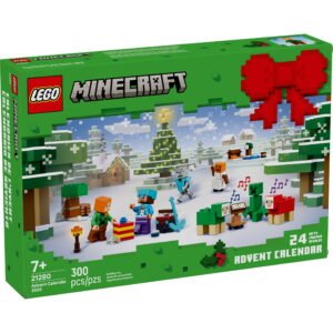 Alternative view of LEGO Minecraft Advent Calendar 2025 Building Toy - Kids Holiday Countdown Set for Boys & Girls, Ages 7+ - 24 Buildable Surprises & 8 Minifigures for Gamers - Collectible Gift for Christmas - 21280