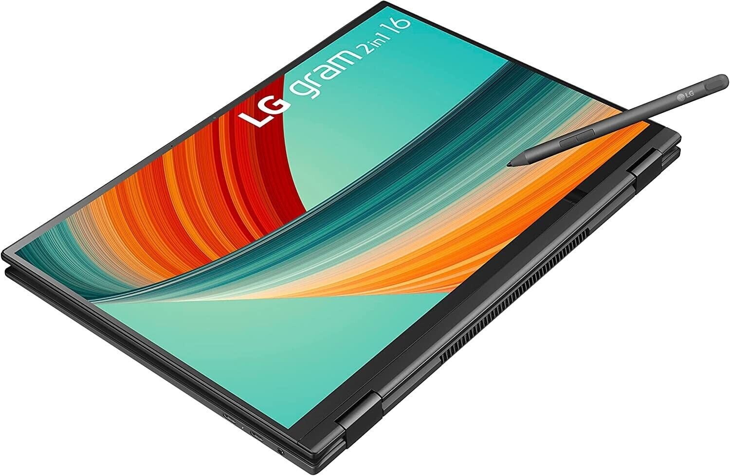 Restored LG gram 16-inch Lightweight Laptop, Intel Evo Edition - Intel Core i7 Processor, Windows 11 Home, 16GB RAM, 512GB SSD, Black - Image 2