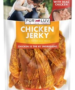Alternative view of Pur Luv Chicken Jerky Dog Treats, Made with 100% Real Chicken Breast, 16 Ounces, Healthy, Easily Digestible, Long-Lasting, High Protein, Satisfies ...