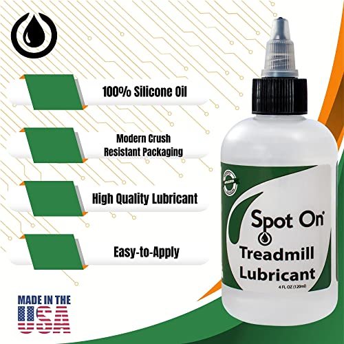 Treadmill Belt Lubricant - Made in The USA - Patented 8 inch Application Tube and Precision Twist Cap - 100% Pure Silicone - Spot On - Image 3