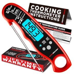 Alternative view of Alpha Grillers Meat Thermometer Digital - Instant Read Food Thermometer for Cooking and Grilling Gifts for Men Valentines Day Gifts for Him Her Mom Da