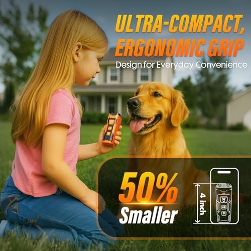 Dog Bark Deterrent Device, 3X Ultrasonic Anti Barking, 6 Training Modes 23 FT Range Barks No More Indoors Outdoors Behavior Correct Safe & Humane R... - Image 7