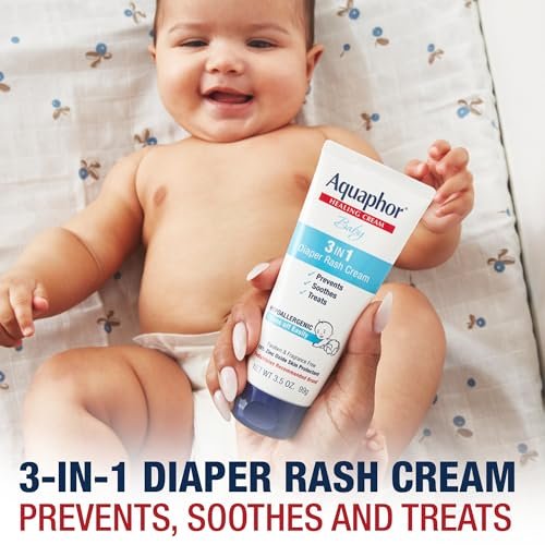 Aquaphor Baby Skin Care Essentials Gift Set with Baby Wash and Shampoo (16.9 Fl Oz) + Healing Ointment for Chapped Skin and Drool Rash (7Oz) + Diap... - Image 9