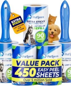 Alternative view of Ultimate Pet Hair Solution! Extra Sticky Lint Roller (450 Sheets) - 5-Pk for Dogs, Cats & Clothes