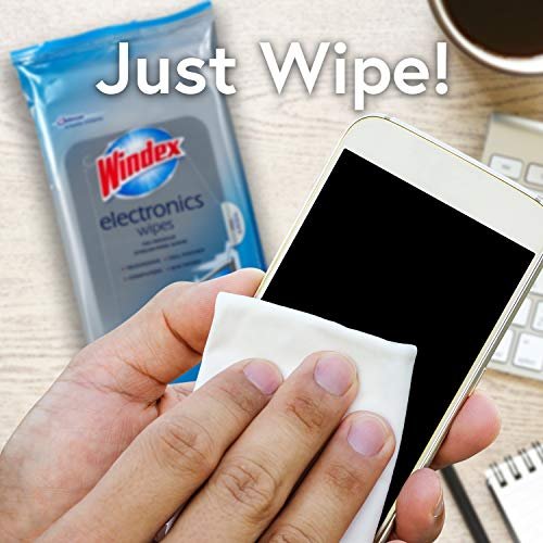 FreshClean Windex Screen Wipes: Pre-Moistened for TVs, Phones & More, Resealable & 25 Count - Image 6