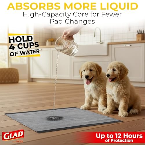 Premium Absorbent Puppy Pads | Charcoal-Lined, Odor-Negative & Disposable Training Mats - 100 Count - Image 3