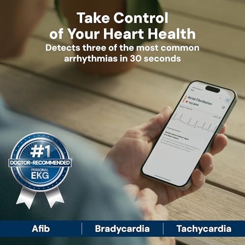 KardiaMobile 1-Lead EKG Monitor, Medical-Grade FDA-Cleared Personal Heart Monitor, Detects Normal, AFib & Arrhythmias, Unlimited Recordings, 30 Sec... - Image 4