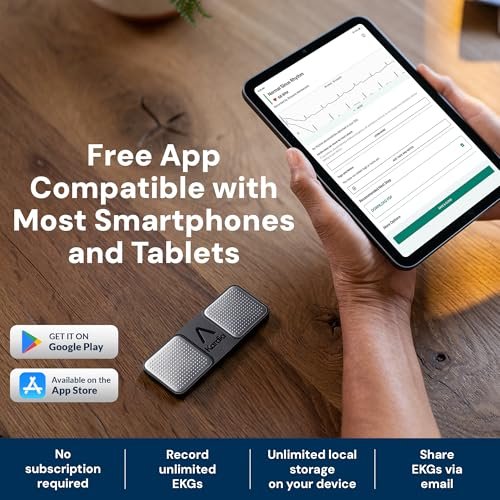 KardiaMobile 1-Lead EKG Monitor, Medical-Grade FDA-Cleared Personal Heart Monitor, Detects Normal, AFib & Arrhythmias, Unlimited Recordings, 30 Sec... - Image 5