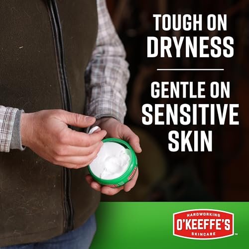 O'Keeffe's Working Hands Hand Cream for Extreme Dryness - 3.4 oz Jar (1 Pack) - Repairing Skincare for Cracked, Dry Hands - Image 3