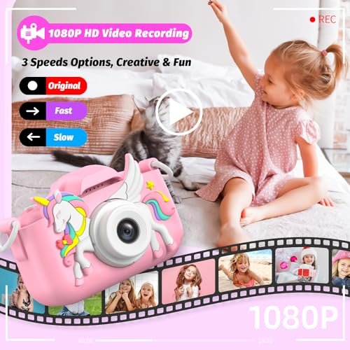 Masterbee Children's Camera Toys for Girls & Boys, 3-12 Years - 1080P HD Video Kids Digital Camera - Perfect for Christmas & Birthday Gifts - Image 5