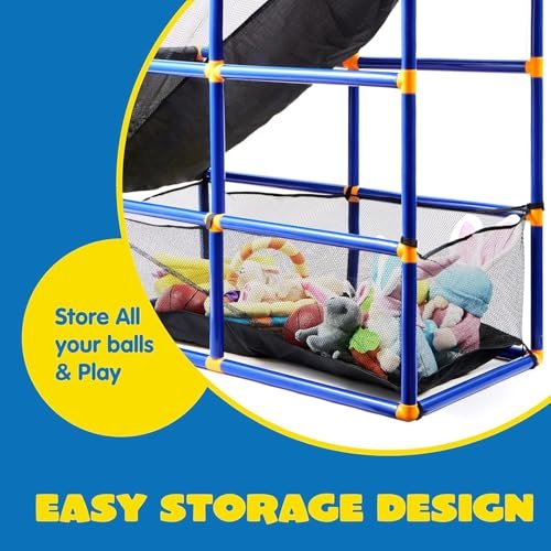 JOYIN Arcade Basketball Game Set with 4 Balls and Hoop for Kids 3 to 12 Years Old Indoor Outdoor Sport Play - Easy Set Up - Air Pump Included - Ideal for Competition - Image 7