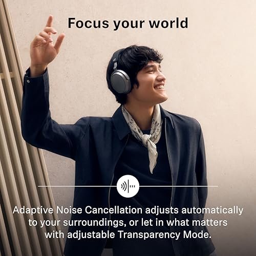 Sennheiser Momentum 4 Wireless Over-Ear Headphones - Clear Calls & Noise Cancellation for Up to 60HR Playtime - Image 4