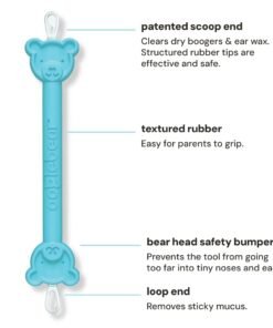 Alternative view of oogiebear Baby Nose Cleaner & Ear Wax Removal Tool - Safe Booger & Earwax Removal for Newborns, Infants, Toddlers - Dual-Ended - Essential Baby Stuff