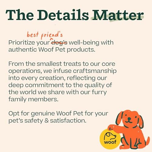 WOOF Bully Sticks Dog Treats - Chew Sticks for Dogs - Long-Lasting Dog Chew Treats - Made with Free-Range, Grass-Fed Beef - 6" Sticks - 10pk - Image 3