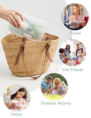 Momcozy Bottle Brush Kit, Innovative Push-Press Design for Better Cleaning - Baby Bottle Cleaner Brush for Baby Bottle, Breast Pumps, Nipples, and ... - Image 10