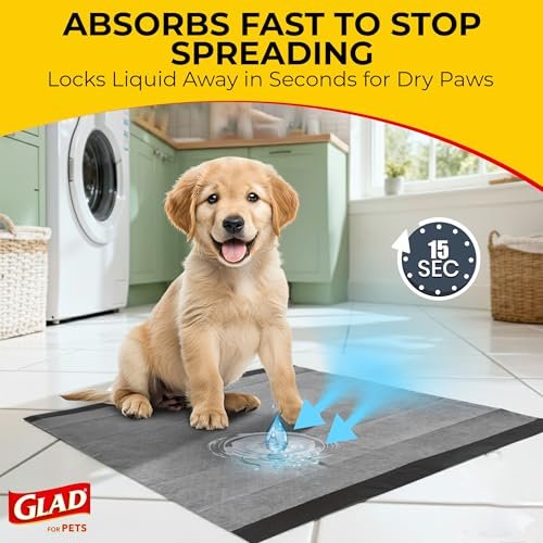 Premium Absorbent Puppy Pads | Charcoal-Lined, Odor-Negative & Disposable Training Mats - 100 Count - Image 6