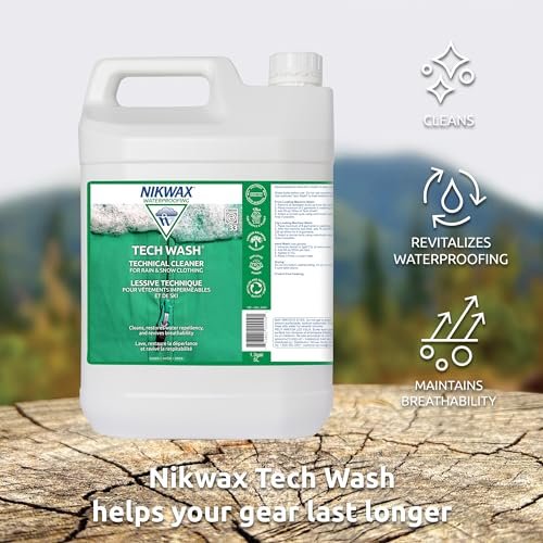 Nikwax Tech Wash 169 fl. oz., Technical Cleaner for Jackets and Outerwear, Restores Waterproofing in Rain, Ski, and Snow Gear, Safe for Gore-Tex an... - Image 4