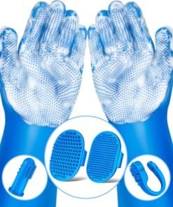 Alternative view of 6PCS Pet Grooming Kit for Dogs,Cats and Horses | Dog Washing Gloves | Dog Bath Brush | Dog Bath Gloves | Dog Shampoo Brush | Pet Grooming Gloves | ...