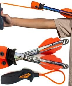 Toy Rocket Launcher for Kids: Best Easter Gifts for Boys & Girls All Ages 8 & Up - Slingshot Rockets Launchers - Easter Basket Stuffers for Teens - Outdoor Toys Gifts for 8 9 10 11 12 13 Year Old Boys - High Quality Product Image