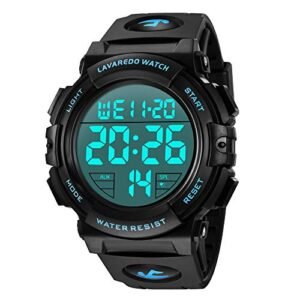 Alternative view of Mens Digital Watch Sports Military Watches Waterproof Outdoor Chronograph Wrist Watches for Men with LED Back Ligh/Alarm/Date