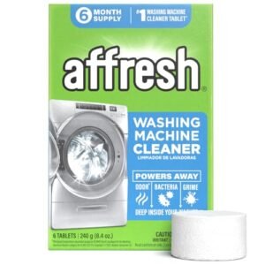 Alternative view of Affresh Washing Machine Cleaner, Helps Power Away Odor Causing Bacteria & Grime Deep Inside Pump, Valve & Hoses, 6 Time Release Tablets, 6 Month Supply