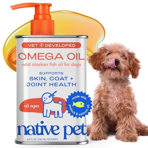 Wild Alaskan Salmon Omega 3 Fish Oil for Dogs & Cats - Healthy Skin, Shiny Coat & Strong Joints - Image 2