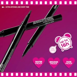Alternative view of wet n wild Mega Last Breakup Proof Liquid Eyeliner - Ultra-Fine Brush, Waterproof, 16-Hour Long-Lasting Wear- Cruelty-Free & Vegan - Black