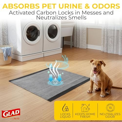Premium Absorbent Puppy Pads | Charcoal-Lined, Odor-Negative & Disposable Training Mats - 100 Count - Image 5